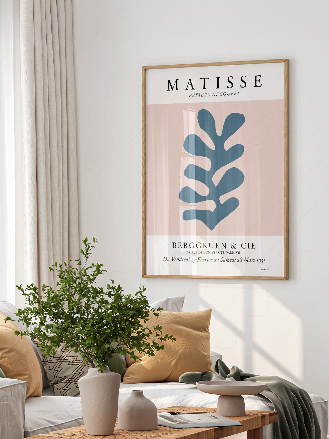 Henri Matisse Papiers Découpés Exhibition Print – Modern Wall Art