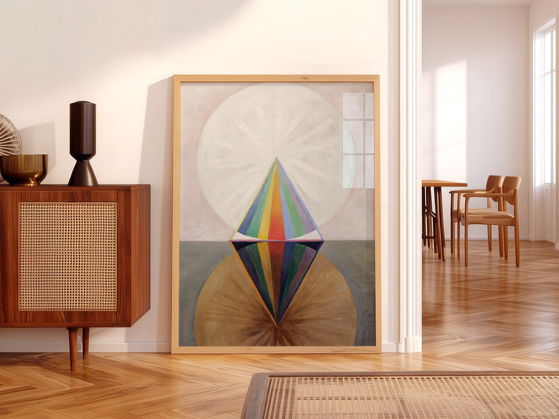 Gallery wall featuring Hilma af Klint Altarpiece No 1 Group X fine art print