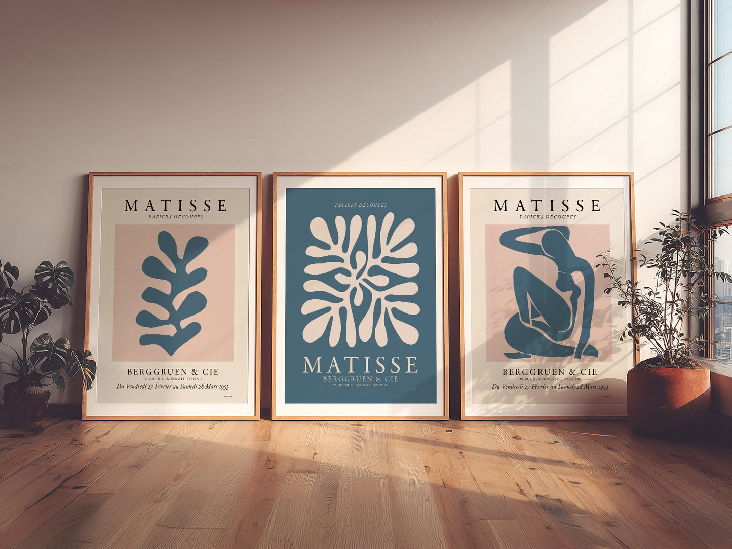 Henri Matisse Gallery Wall, Set of 3 Prints