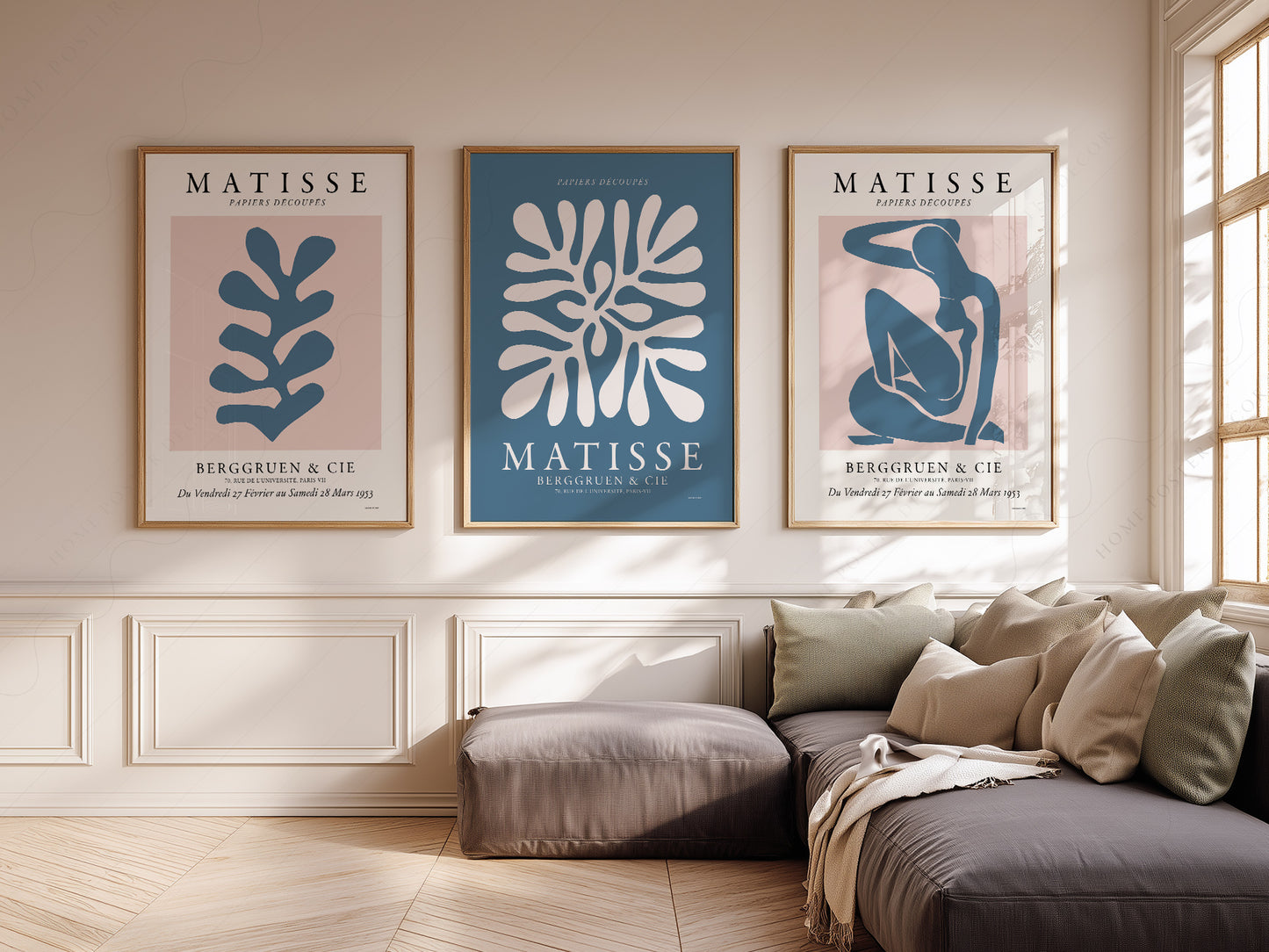 Henri Matisse Gallery Wall, Set of 3 Prints