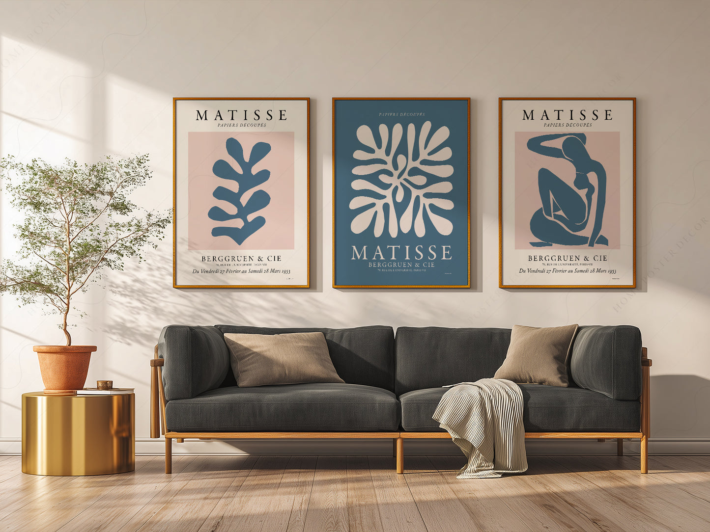 Henri Matisse Gallery Wall, Set of 3 Prints