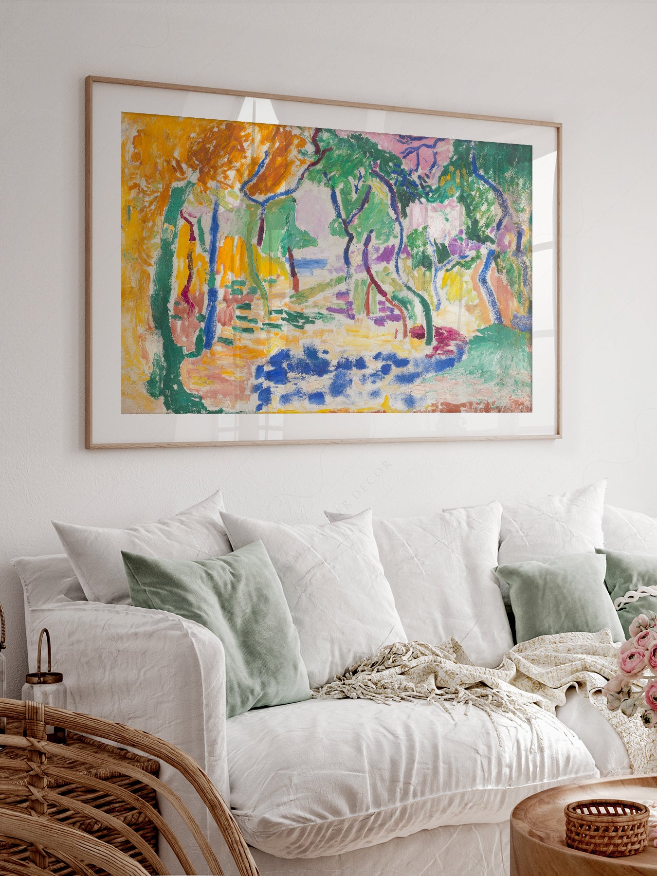 Henri Matisse Landscape Near Collioure Art Print – Museum Wall Decor