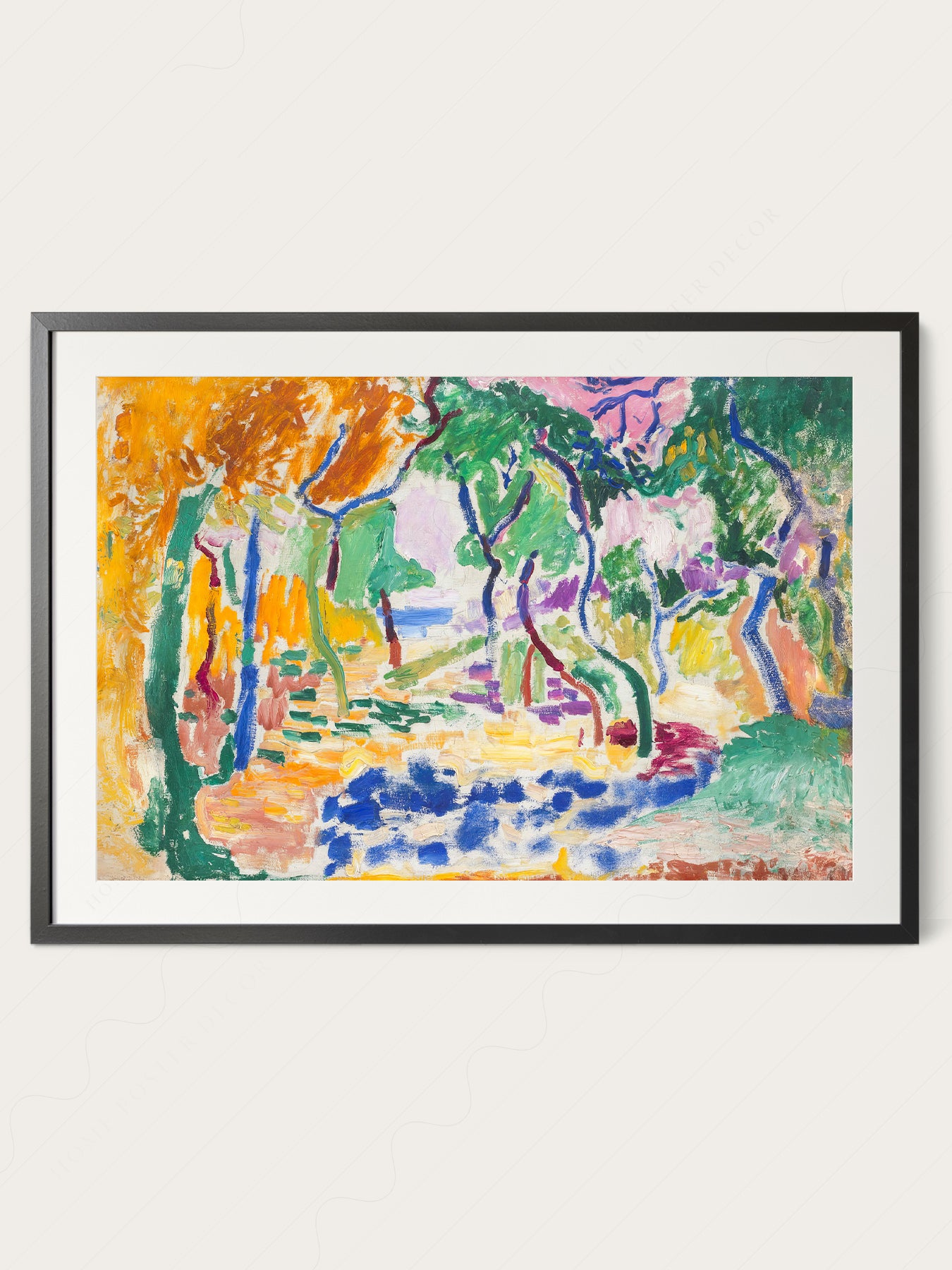 Henri Matisse Landscape Near Collioure Art Print – Museum Wall Decor