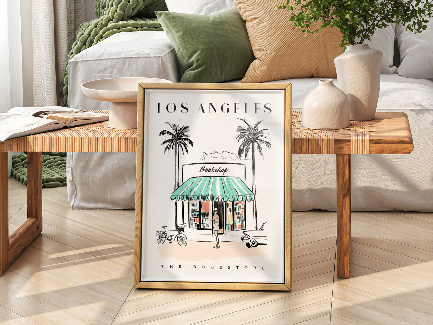 City Bookstore Art - Los Angeles