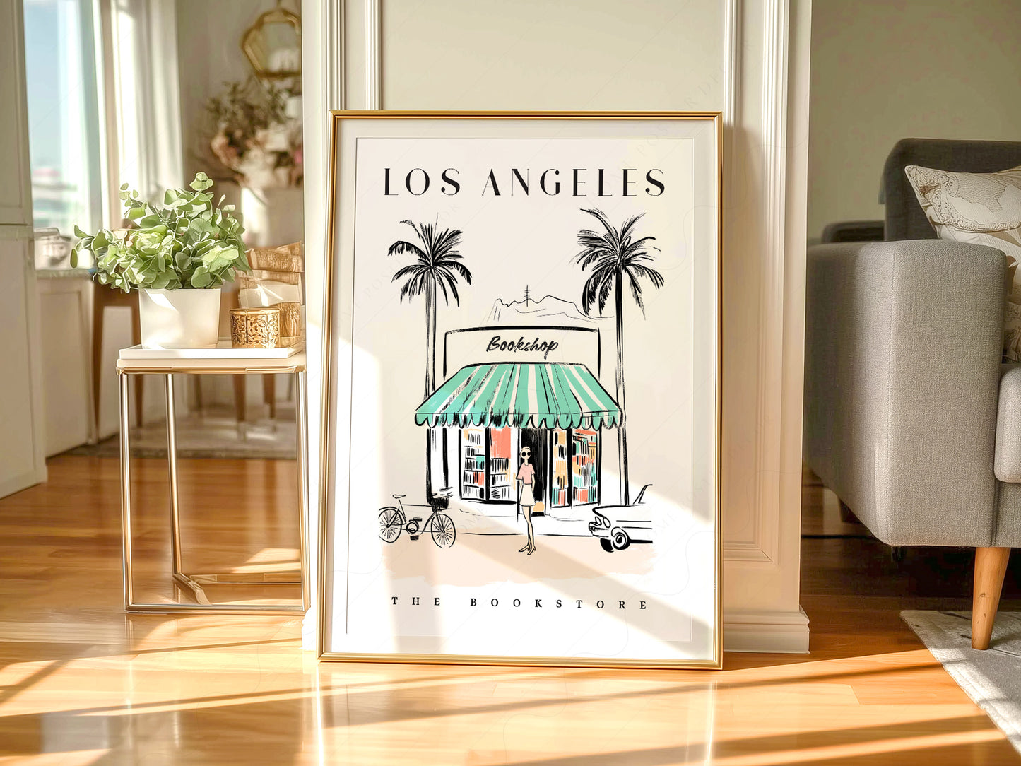 City Bookstore Art - Los Angeles