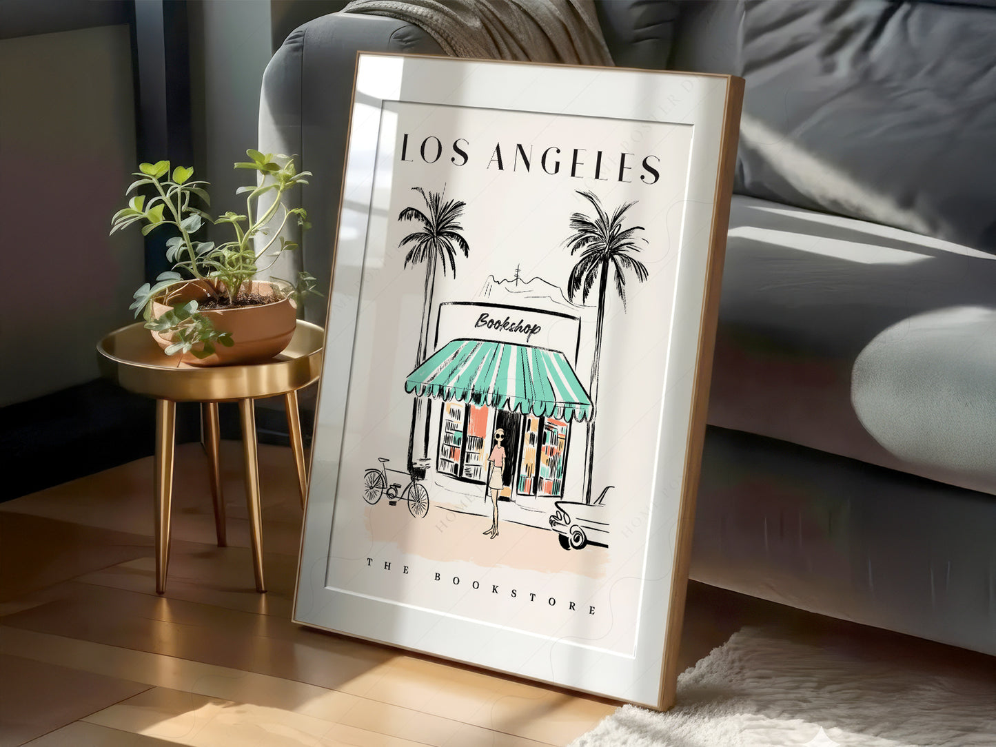 City Bookstore Art - Los Angeles