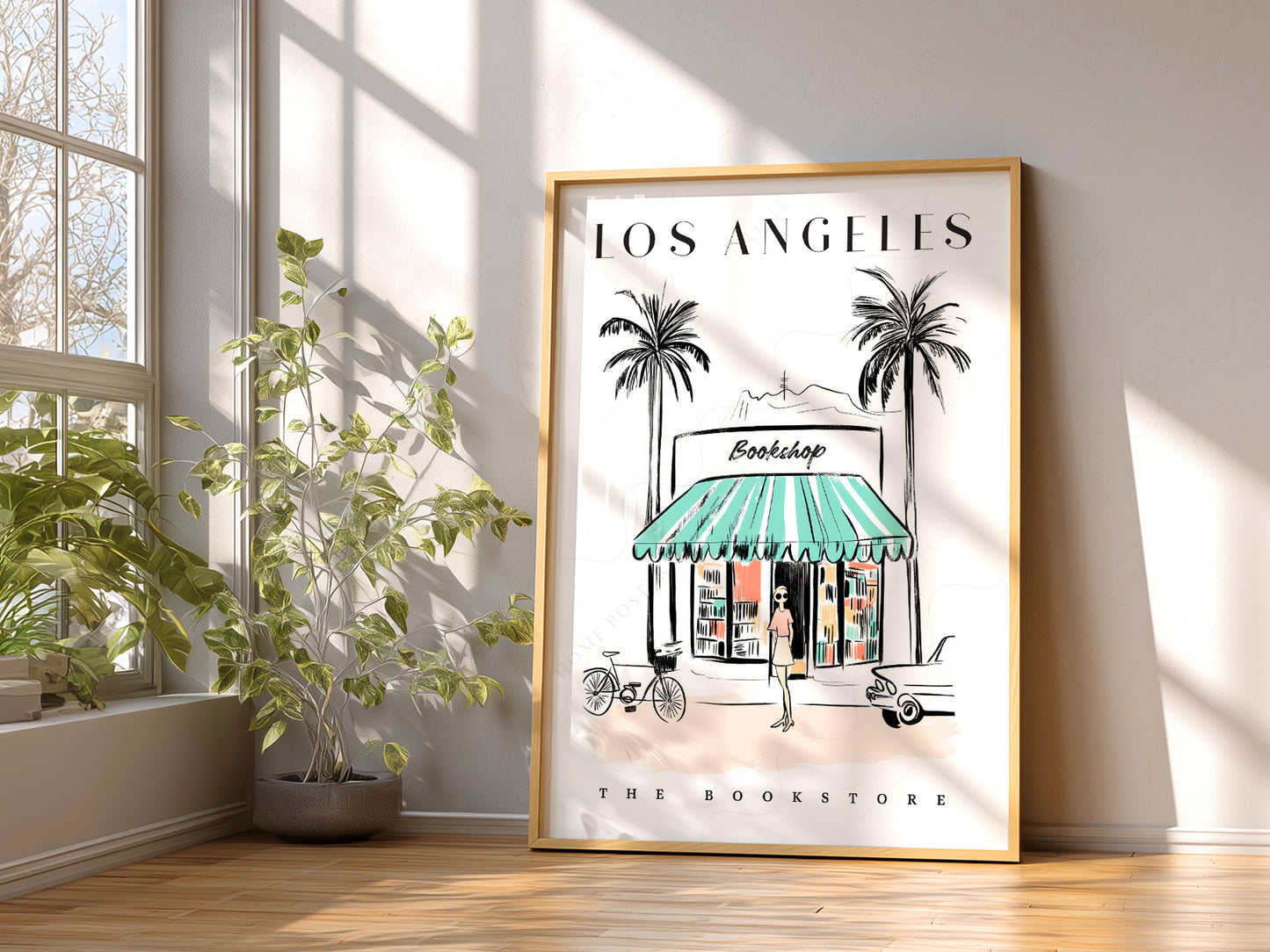 City Bookstore Art - Los Angeles