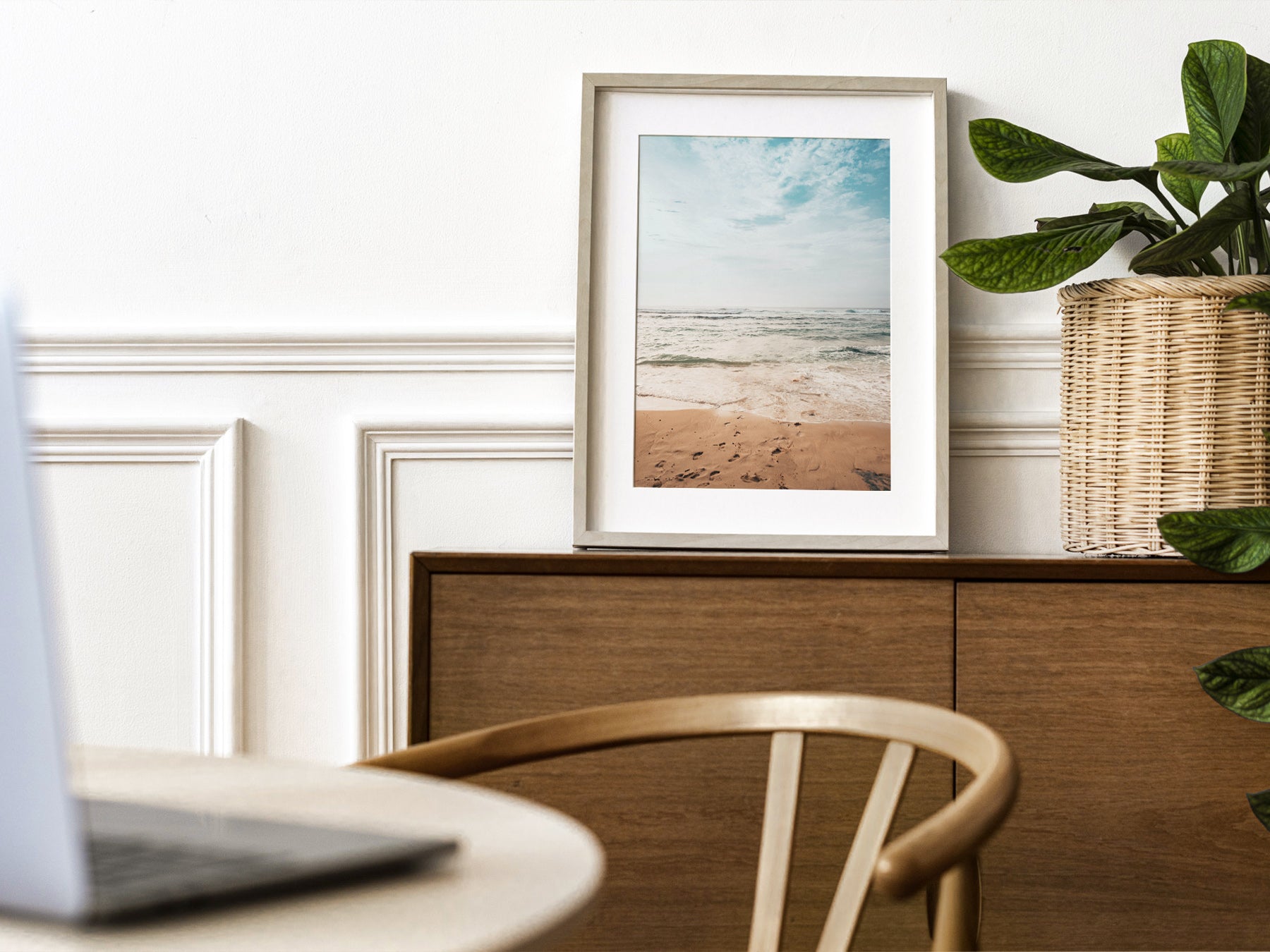 Close-up of Coastal Serenity Beach Photography archival photo print on Premium Matte Paper