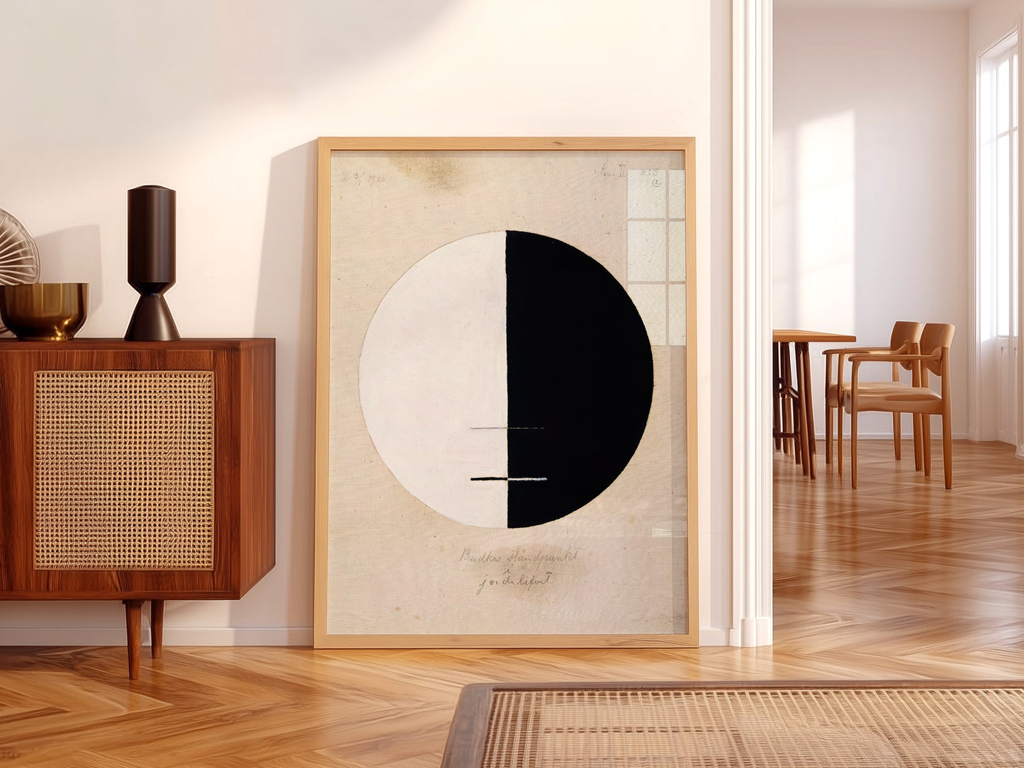 Hilma af Klint,  Buddha's Standpoint In The Earthly Life No 3, Half Circle