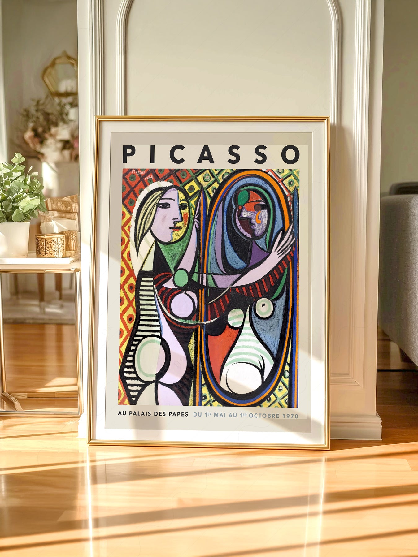 Gallery wall featuring Pablo Picasso Girl Before a Mirror fine art print