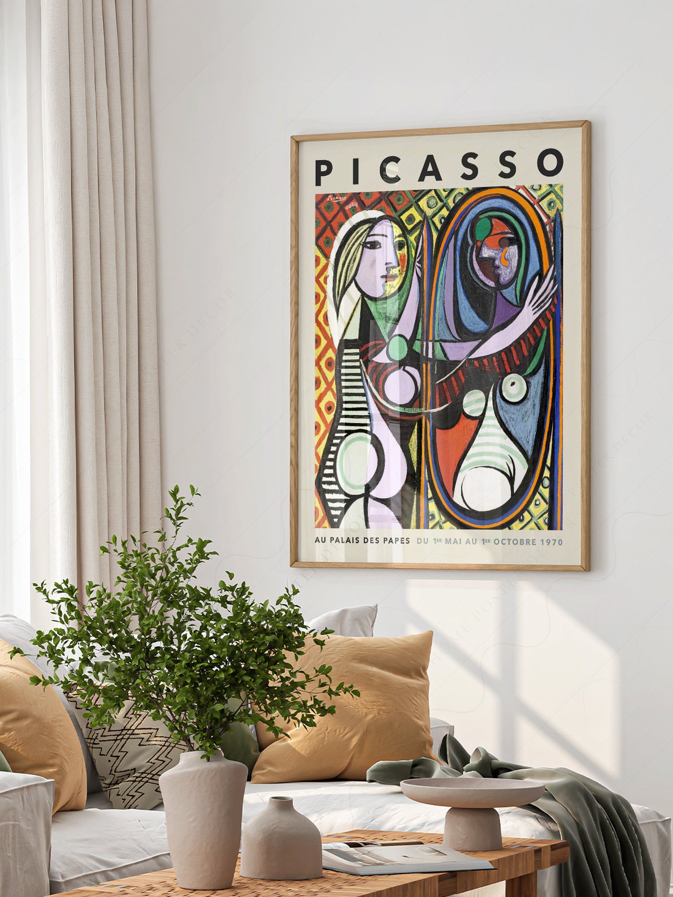 Close-up of Pablo Picasso Girl Before a Mirror archival print on Premium Matte Paper