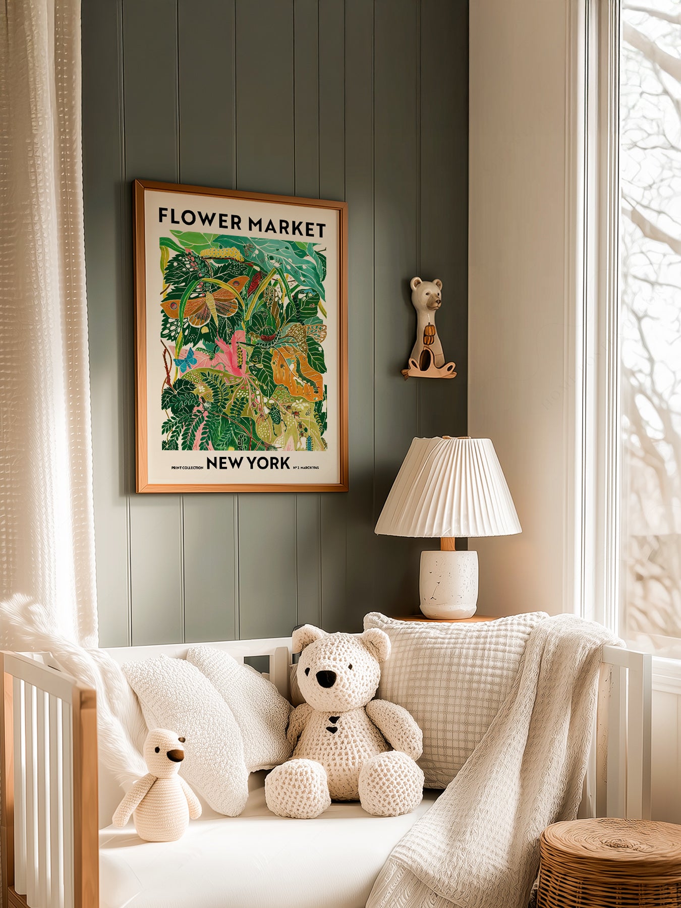 Flower Market New York in a light-filled Japandi-inspired living space