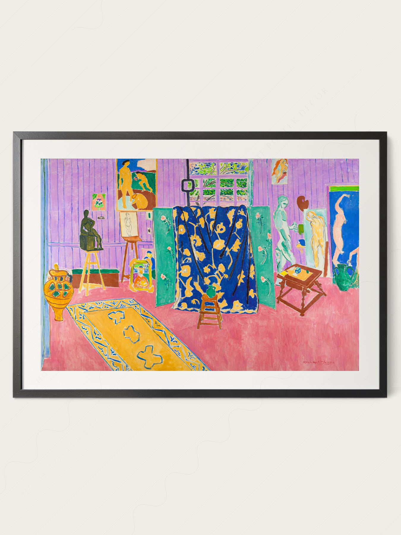 Henri Matisse, The Pink Studio, Fine Art Print