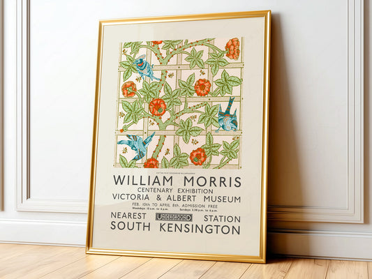 William Morris, Trellis Design, Fine Art Print