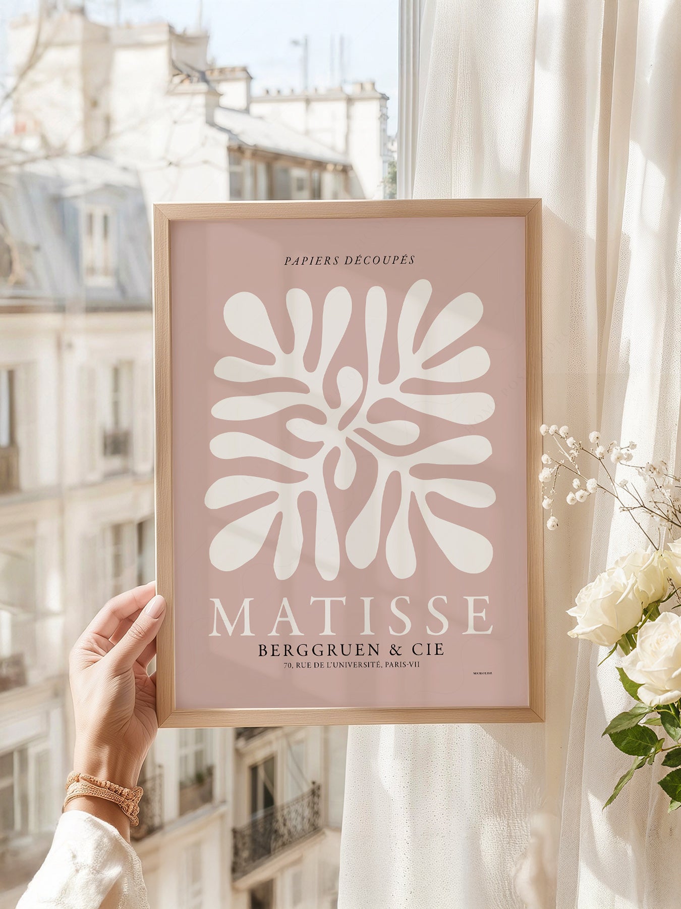 Henri Matisse, The Cut-outs Prints, Black beige and orange colors