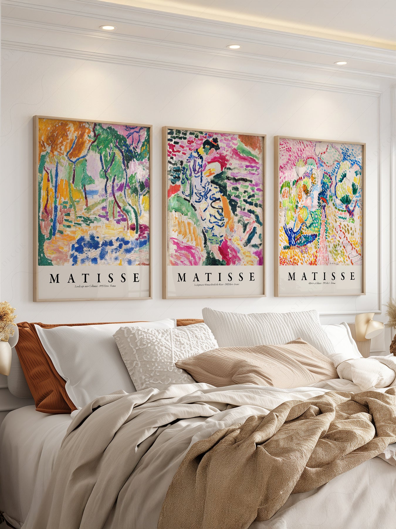 Henri Matisse Gallery Wall Set of 3 Prints – Colorful – museum quality art print