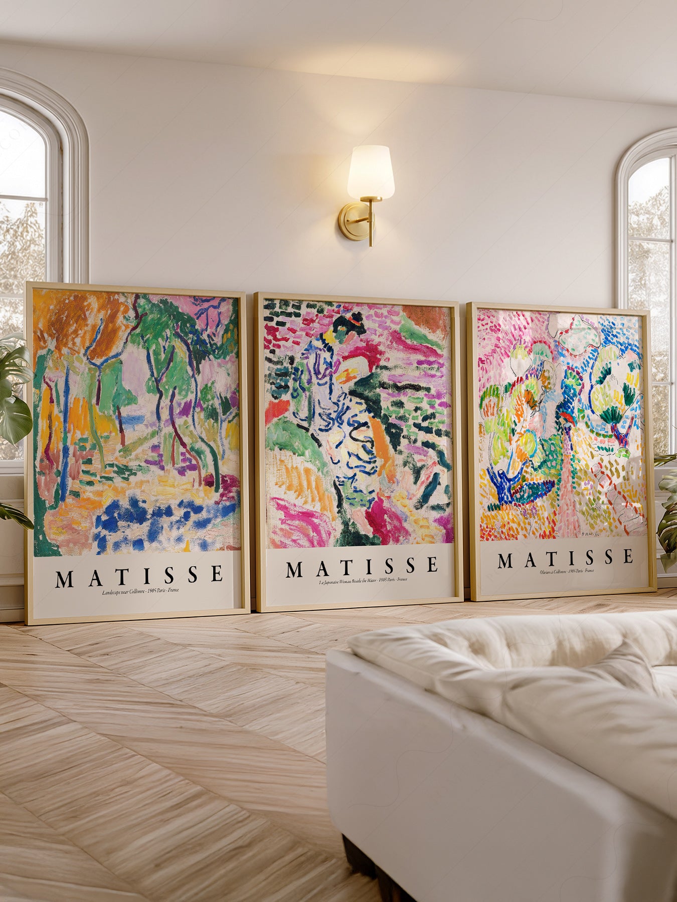 Henri Matisse Gallery Wall Set of 3 Prints – Colorful – classic art print reproduction
