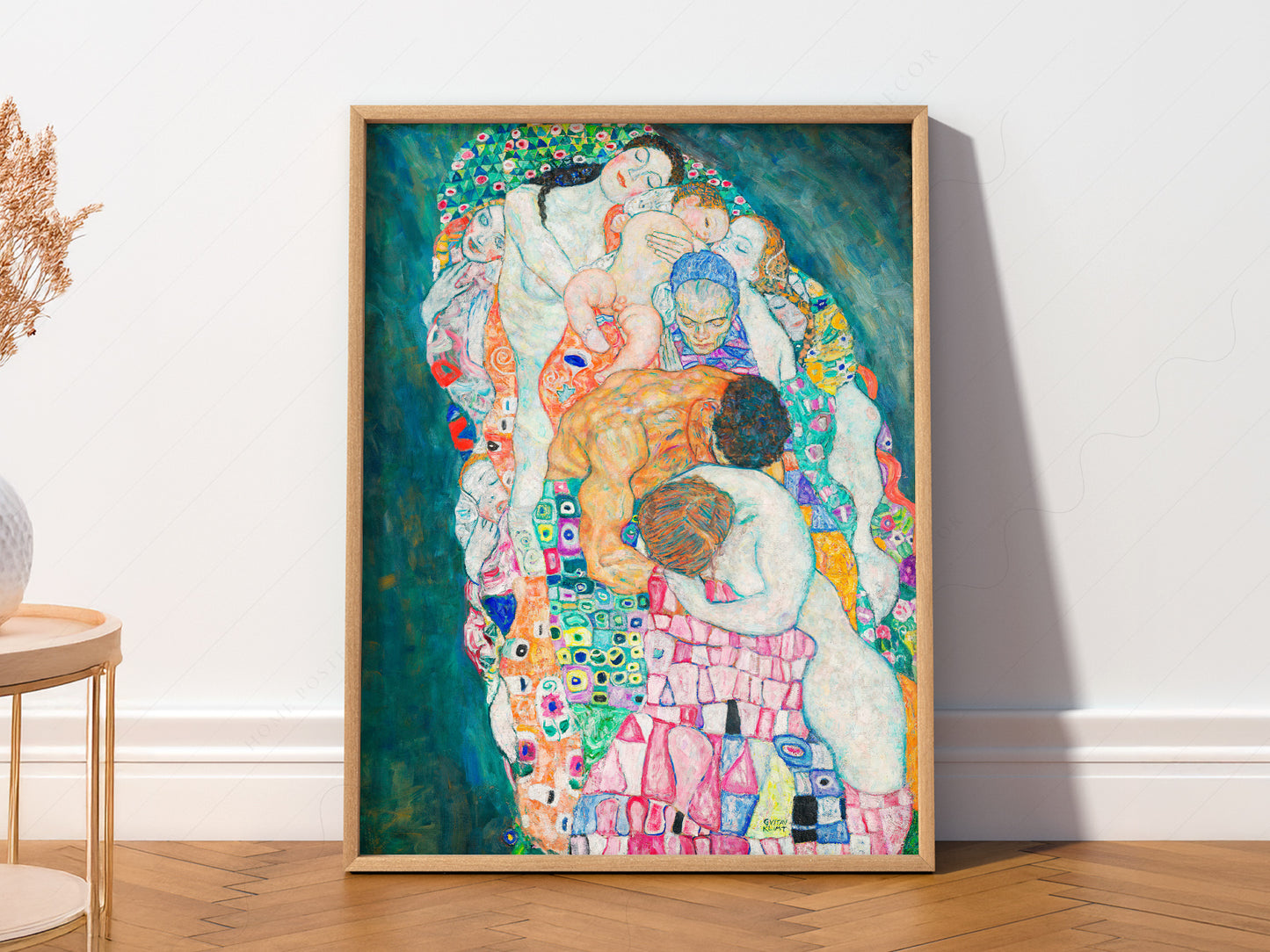 Gustav Klimt Print, Death and Life Painting, Fine Art Print