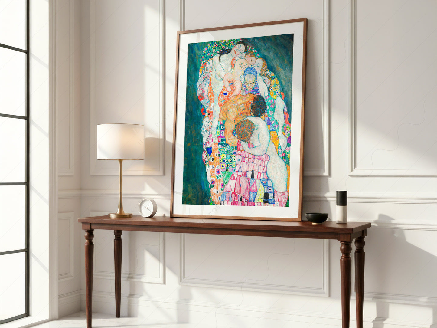 Gustav Klimt Print, Death and Life Painting, Fine Art Print
