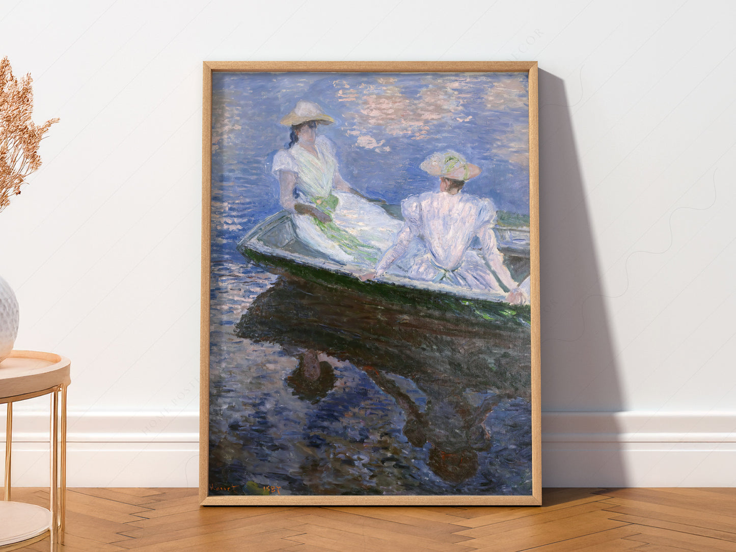 Claude Monet Print, On the boat