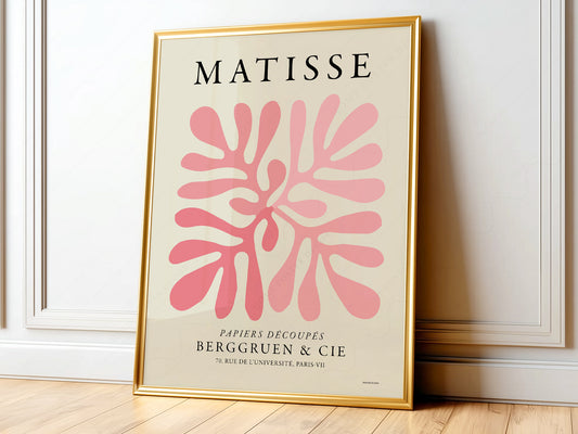Henri Matisse, Pink Coral Poster, The cut-out Collection