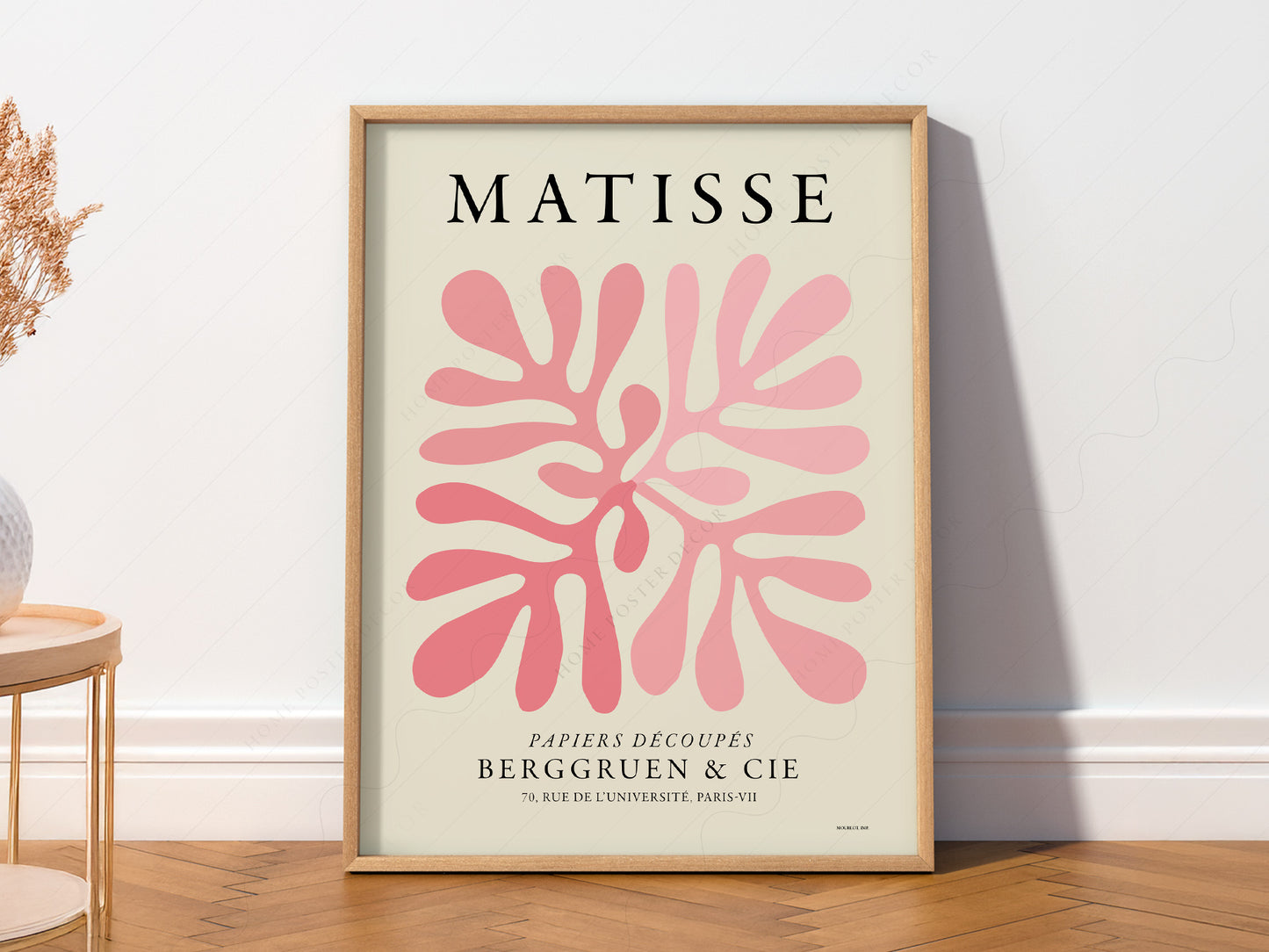 Henri Matisse, Pink Coral Poster, The cut-out Collection