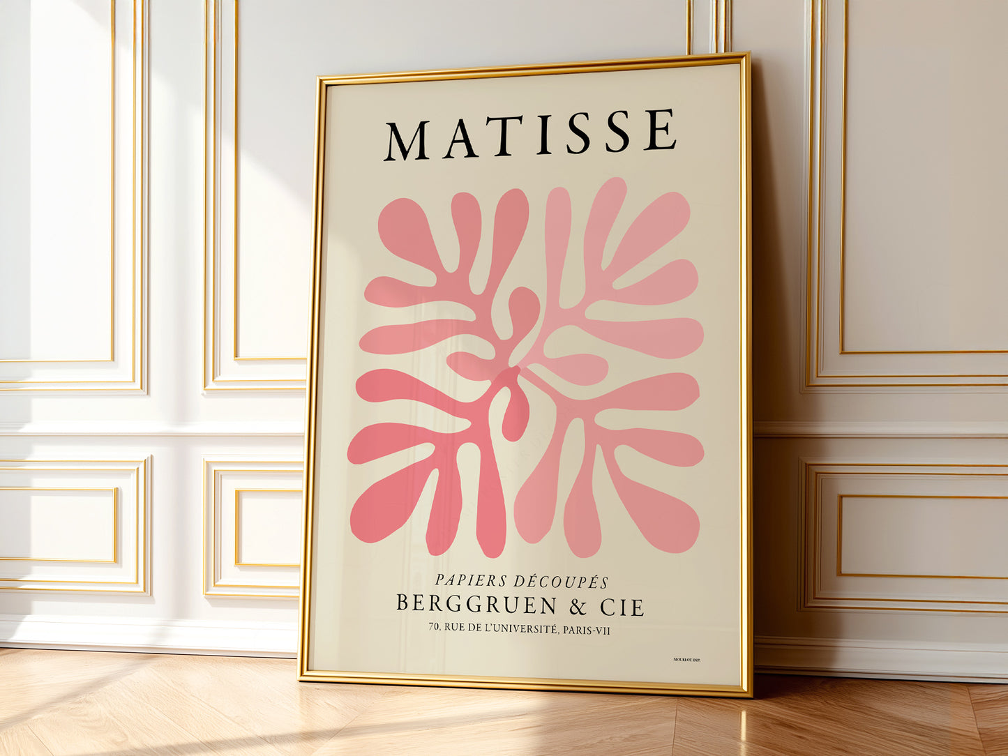 Henri Matisse, Pink Coral Poster, The cut-out Collection