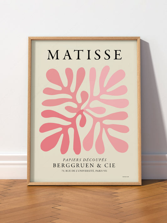 Henri Matisse, Light Pink Coral Print, Fine Art