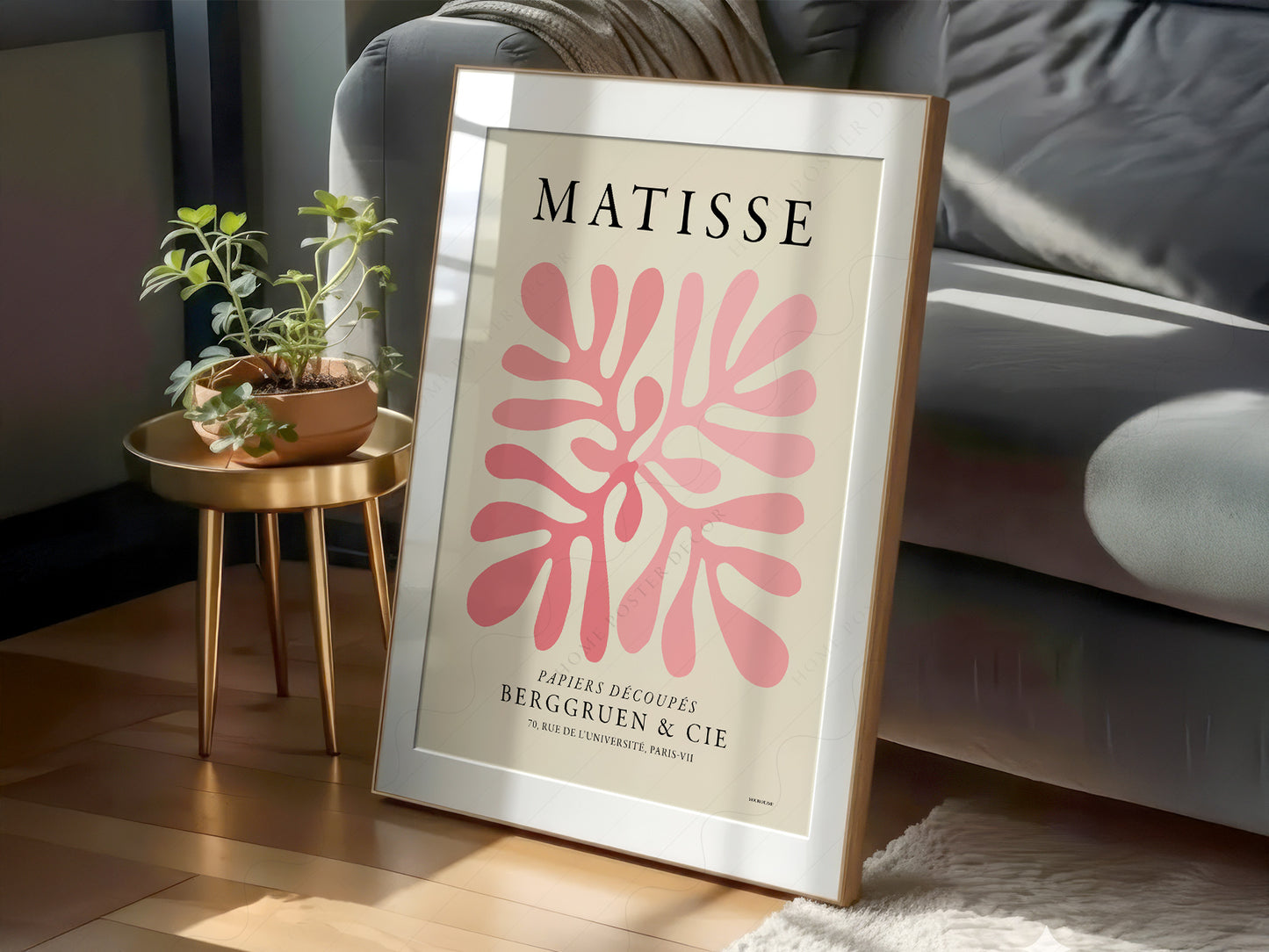 Henri Matisse, Pink Coral Poster, The cut-out Collection