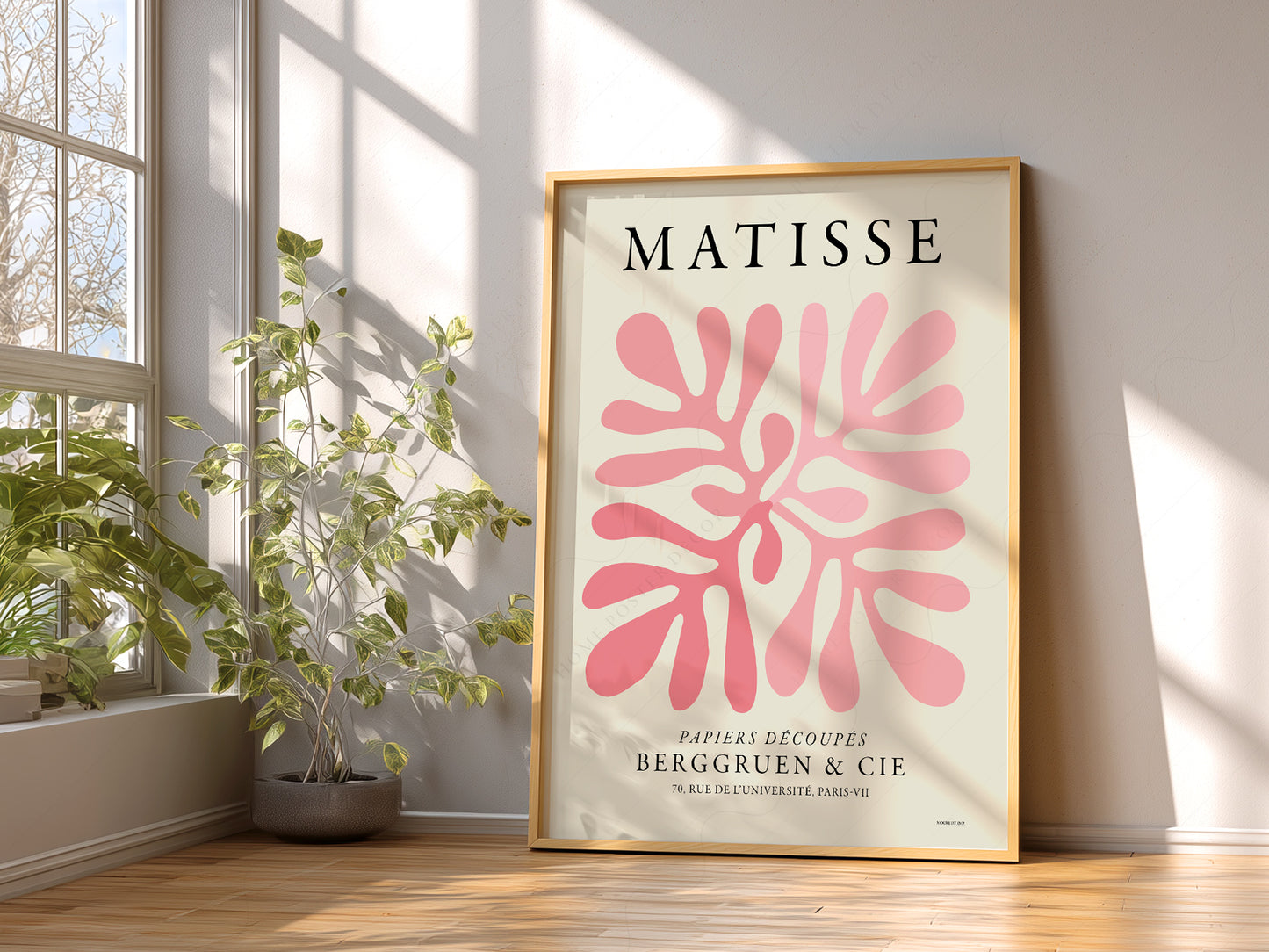 Henri Matisse, Pink Coral Poster, The cut-out Collection