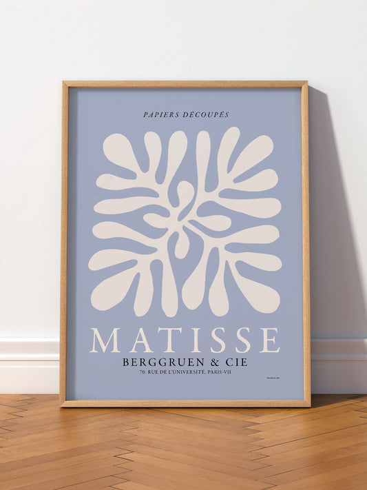 Henri Matisse, The Cut-Outs Poster, Light Purple color