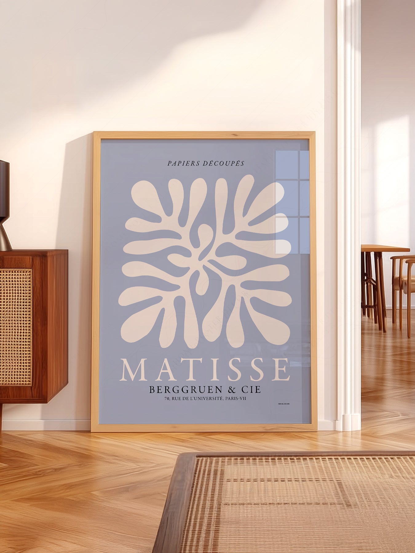 Henri Matisse Cut-Outs Exhibition Poster – Modern Abstract Wall Art