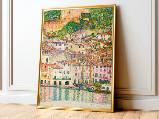 Gustav Klimt, Malcesine at Lake Garda Wall Art, Fine Art Print