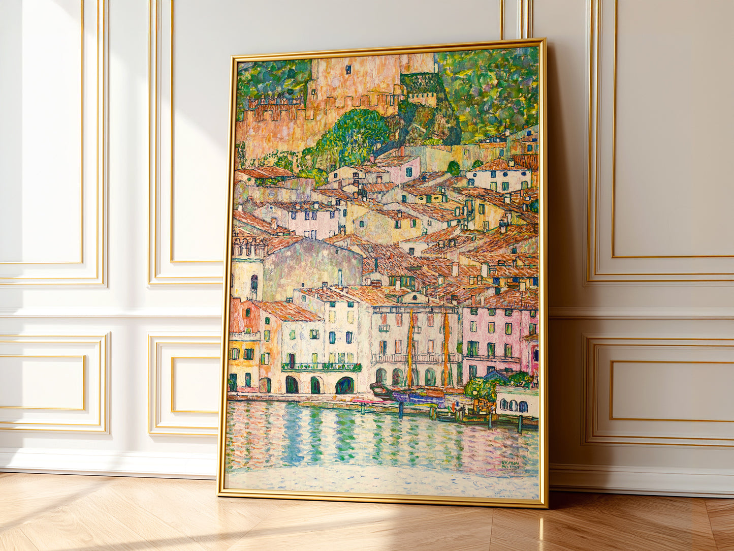 Gustav Klimt, Malcesine at Lake Garda Wall Art, Fine Art Print