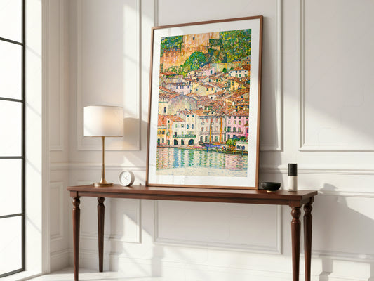Gustav Klimt, Malcesine at Lake Garda Wall Art, Fine Art Print