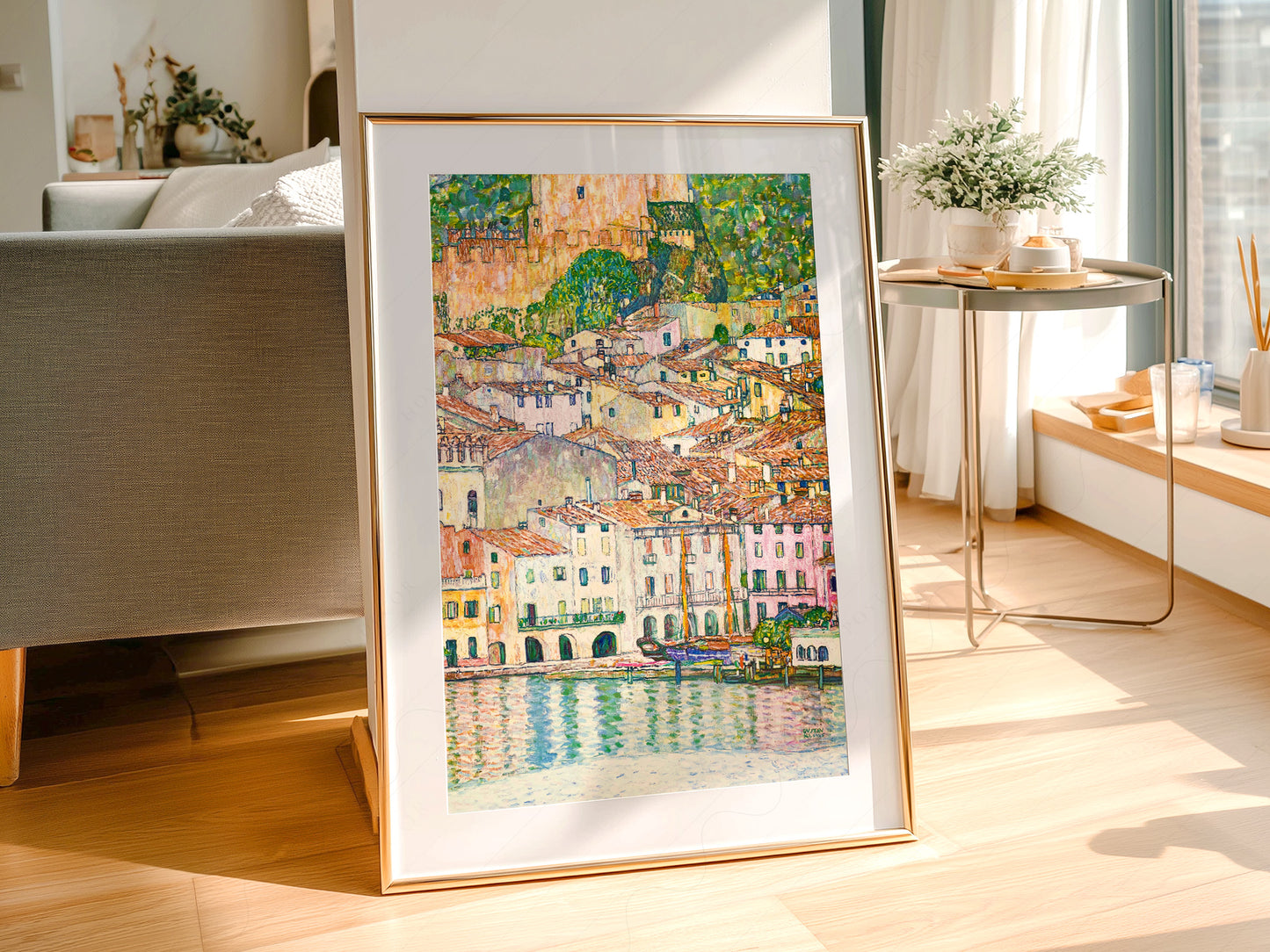 Gustav Klimt, Malcesine at Lake Garda Wall Art, Fine Art Print