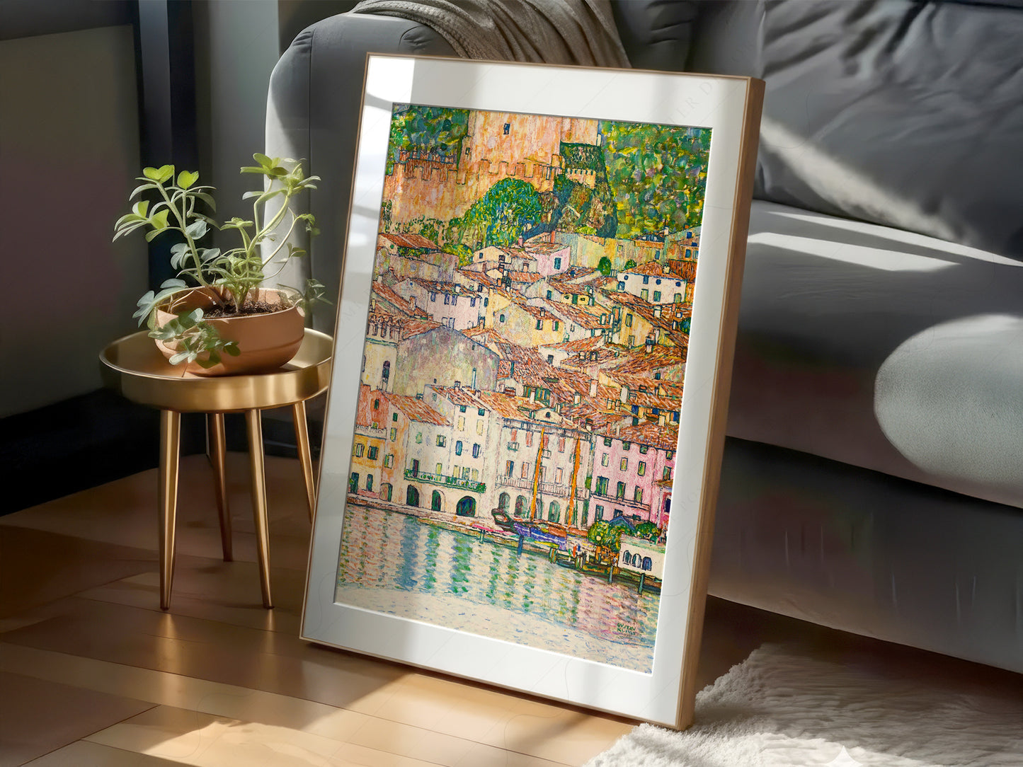Gustav Klimt, Malcesine at Lake Garda Wall Art, Fine Art Print