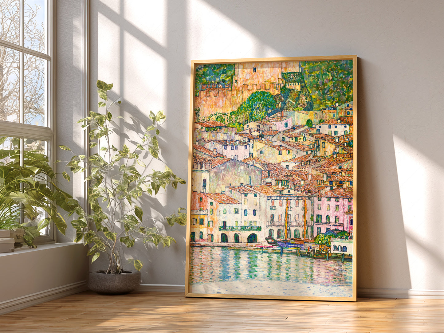 Gustav Klimt, Malcesine at Lake Garda Wall Art, Fine Art Print