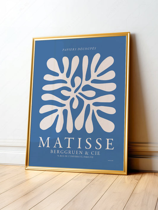 Henri Matisse, Blue Coral Print