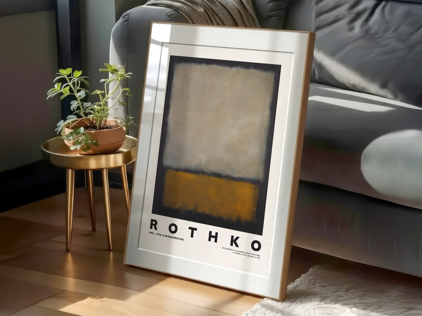 Mark Rothko Untitled Abstract print on 100% Cotton Matte Paper – texture detail