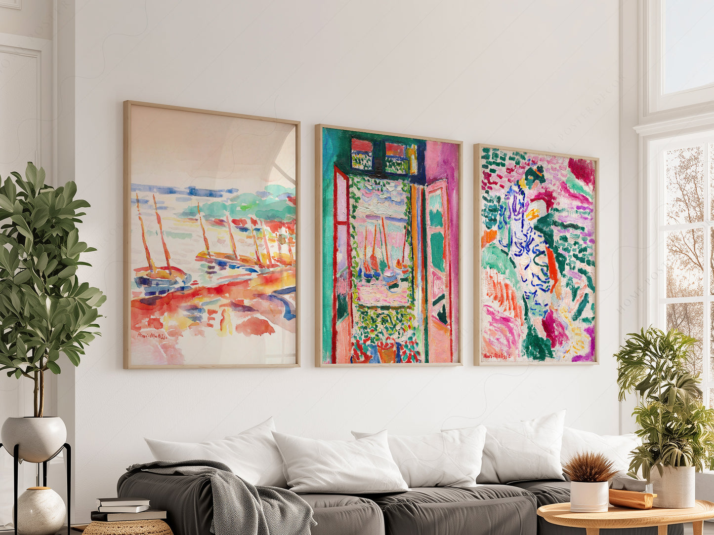 Made-to-order Henri Matisse Gallery Wall Set of 3 art print with free worldwide shipping