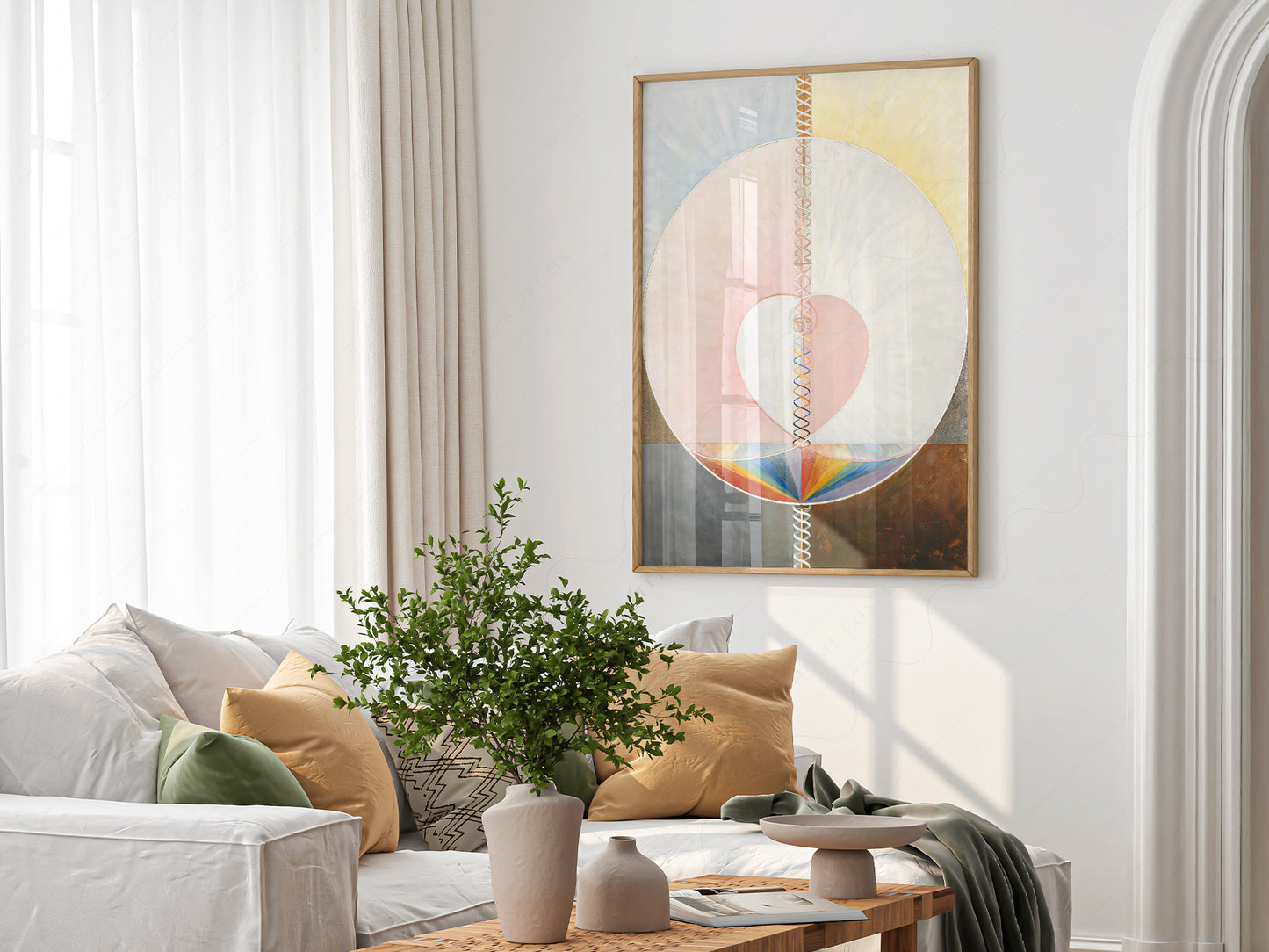 Hilma af Klint, Doves No2, Fine Art Print