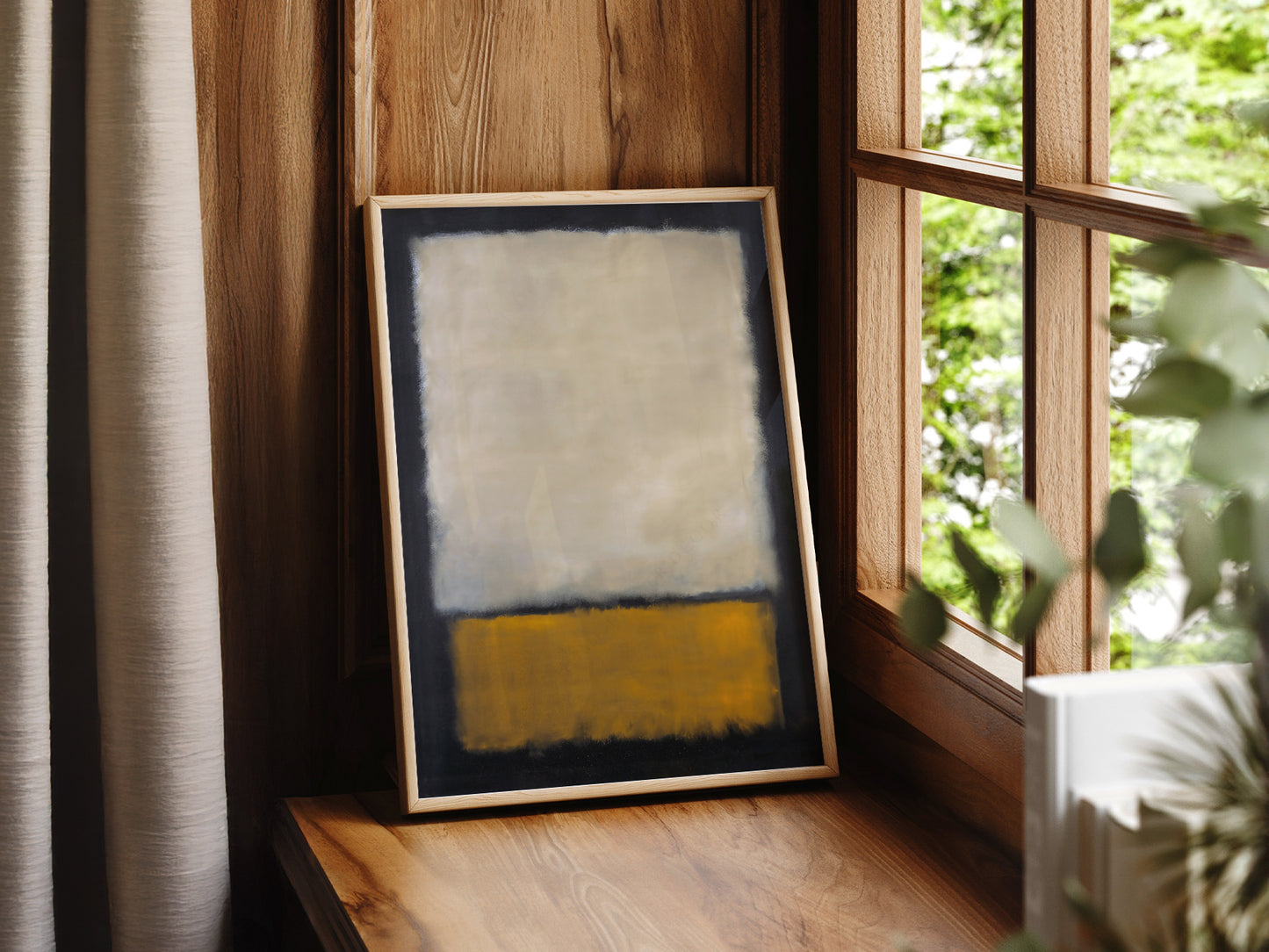 Close-up of Mark Rothko Untitled archival print on Premium Matte Paper