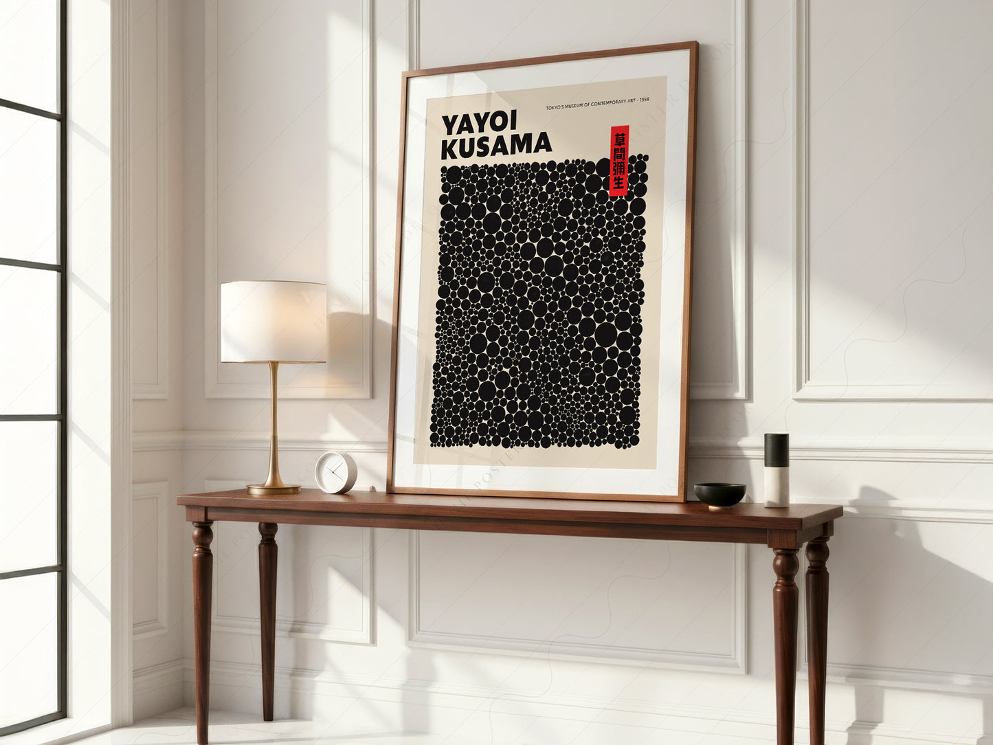Yayoi Kusama Print, Contemporary Wall Decor, Exhibition Poster