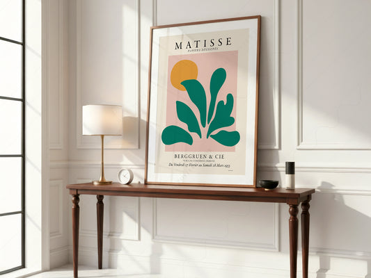 Matisse Exhibition Poster, Papel Decoupes