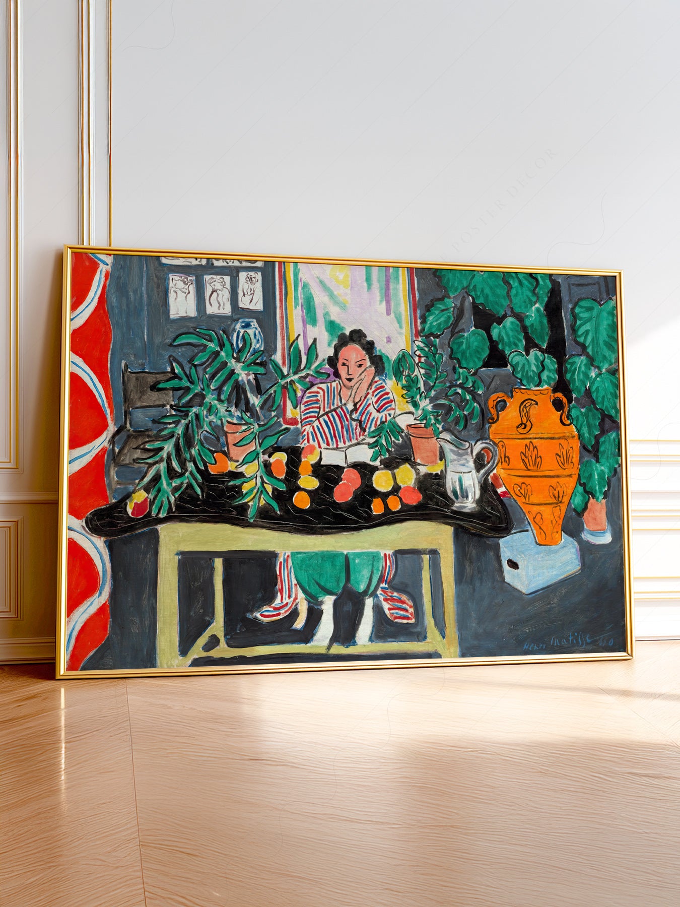 Henri Matisse Etruscan Vase Art Print – Colorful Museum Wall Decor