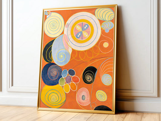 Hilma Af Klint, Group IV, No. 3. The Ten Largest, Youth (1907)