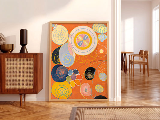 Hilma Af Klint, Group IV, No. 3. The Ten Largest, Youth (1907)