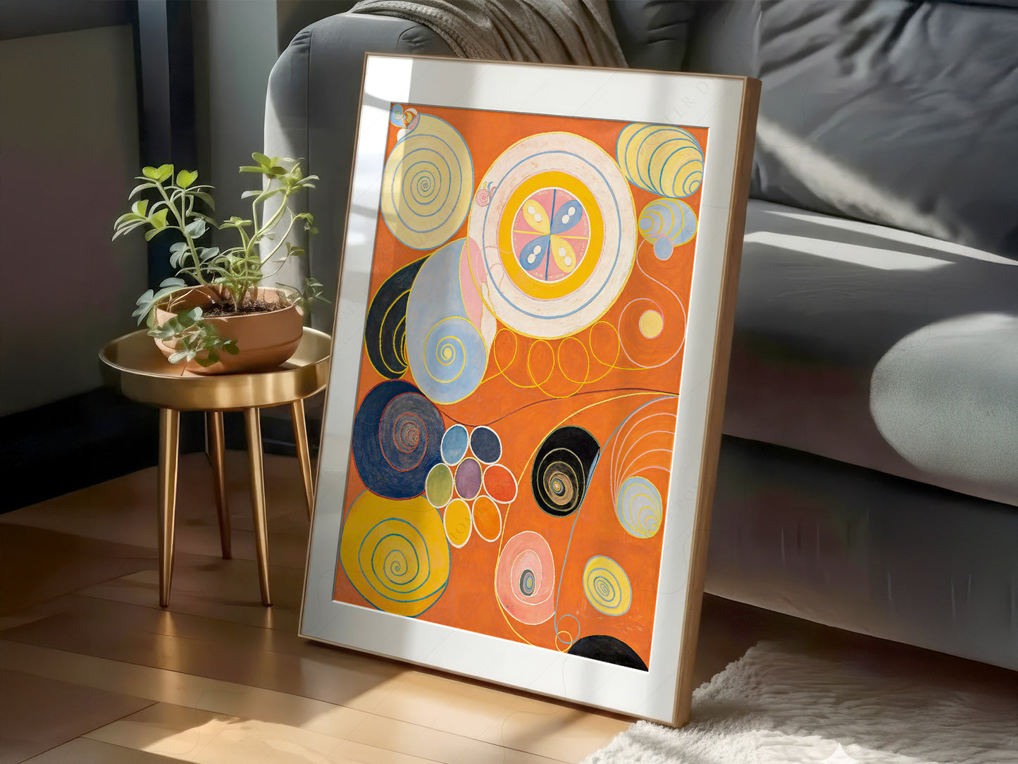 Hilma Af Klint, Group IV, No. 3. The Ten Largest, Youth (1907)