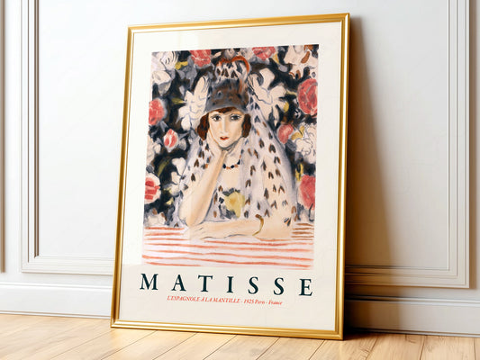 Henri Matisse Print, Espagnole à la Mantille